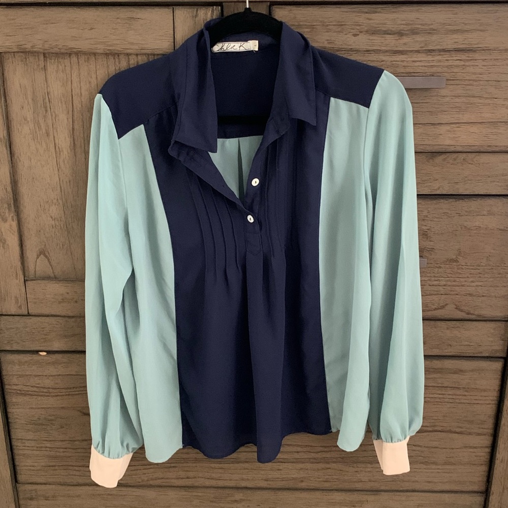 Chloe K Collared Button Up